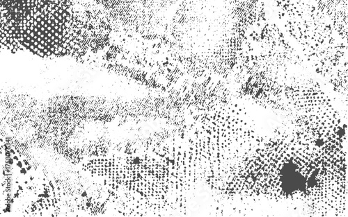 Wallpaper Mural Abstract halftone dotted background. Grunge effect vector texture.Grunge real organic vintage halftone vector ink print background Torontodigital.ca