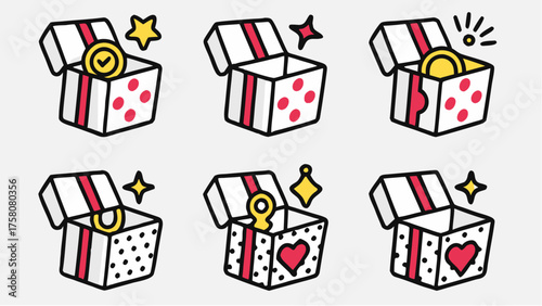 Unwrap joy with delightful surprise boxes, perfect for promotions, rewards, and special gifts