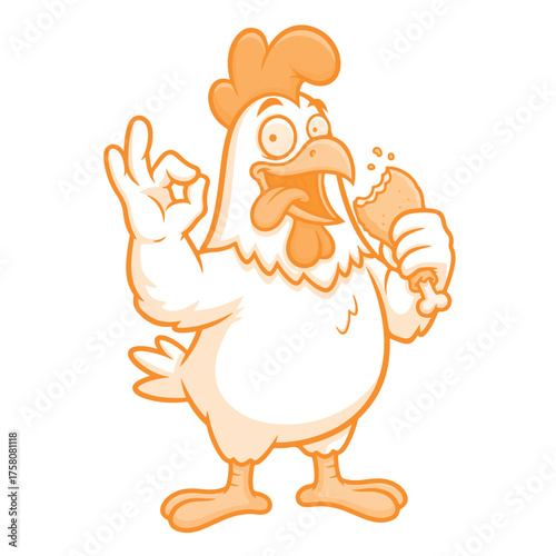 Wallpaper Mural funny chicken cartoon Torontodigital.ca