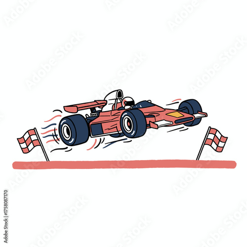 Super sports racing car. Automobile speed race poster. Race car racing. Racing club Illustration. Sports car drifting. Racing Team Design. Super Car Racing Illustration Design. Fast wheels challenge.