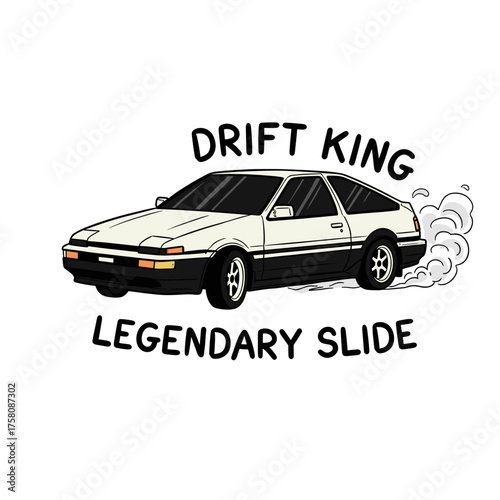 Super sports racing car. Automobile speed race poster. Race car racing. Racing club Illustration. Sports car drifting. Racing Team Design. Super Car Racing Illustration Design. Fast wheels challenge.