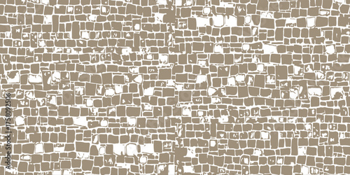 Slate stone texture. Decorative stone wall. Vector illustration
