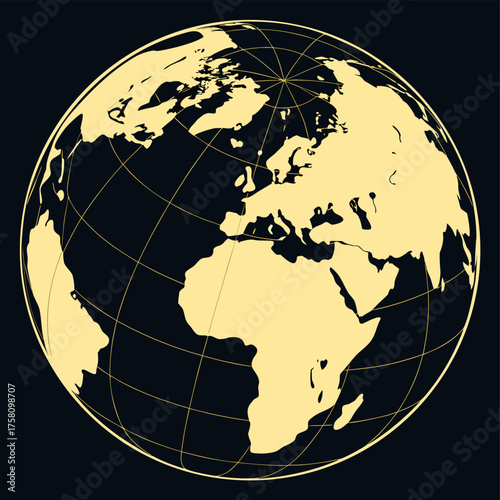 Vector illustration of 3D Earth globe, plasticine soft render, eco-friendly, global awareness, Earth Day concept, sustainable design.