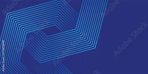 Abstract Hexagon Blue Tech Finance Fintech Background Abstract Pixel Pattern. Abstract Business Tech Simple Art. vector eps10