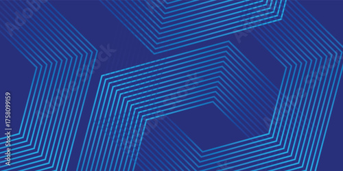 Abstract Hexagon Blue Tech Finance Fintech Background Abstract Pixel Pattern. Abstract Business Tech Simple Art. vector eps10