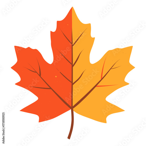Autumn leaf illustration dynamite weaponry vector