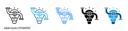 Idea Pipeline icon sheet multiple style collection