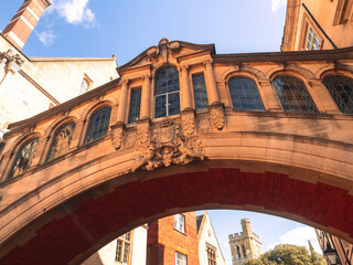 Fototapete Seufzerbrücke Hertford Bridge Oxford Universitätsgasse  © Cavan