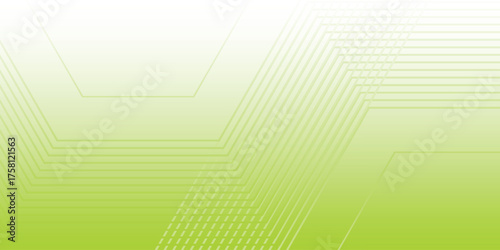 Abstract Lime Green and White Gradient Background with Subtle Geometric Line Patterns.