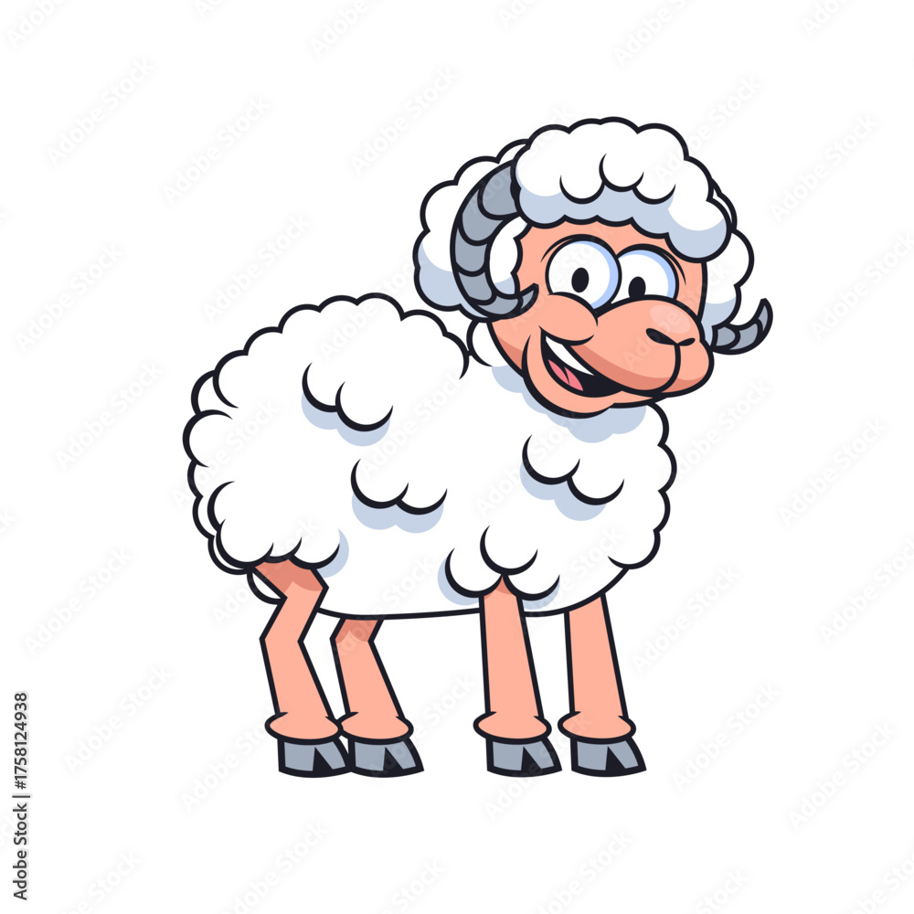 Obraz premium Happy Sheep