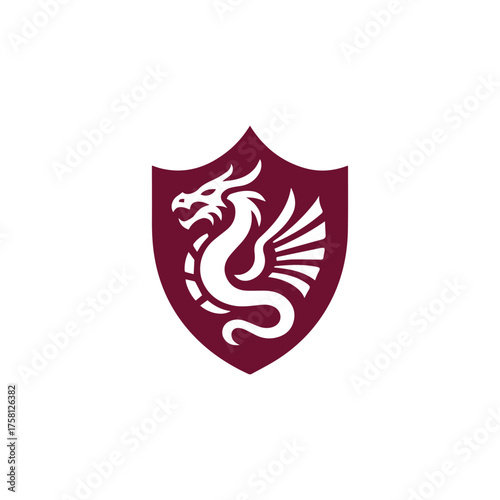 Dragon Heraldic Logo