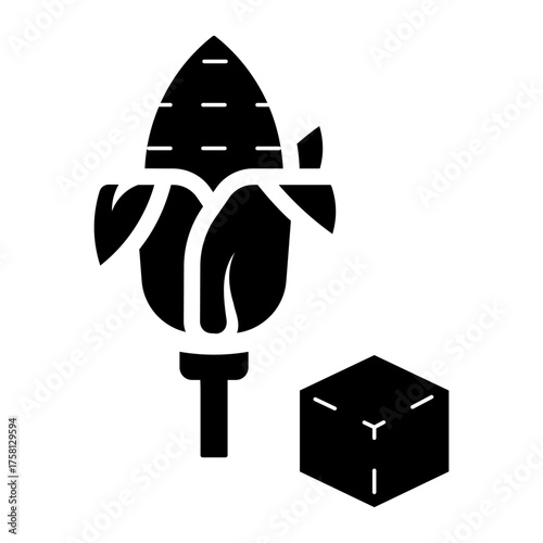 corn sugar glyph icon