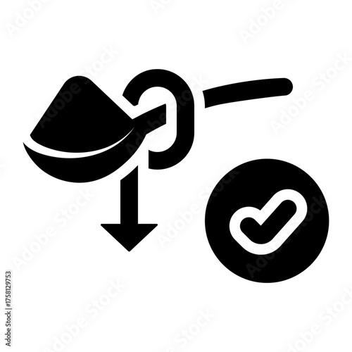 sugar intake allowed glyph icon