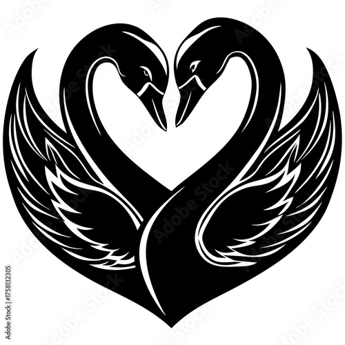 heart with wings vector