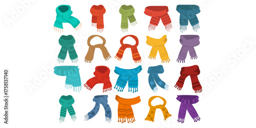 Winter Scarf Illustration