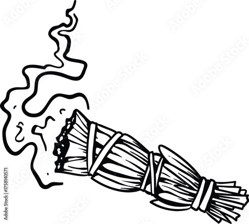 Burning Sage Stick