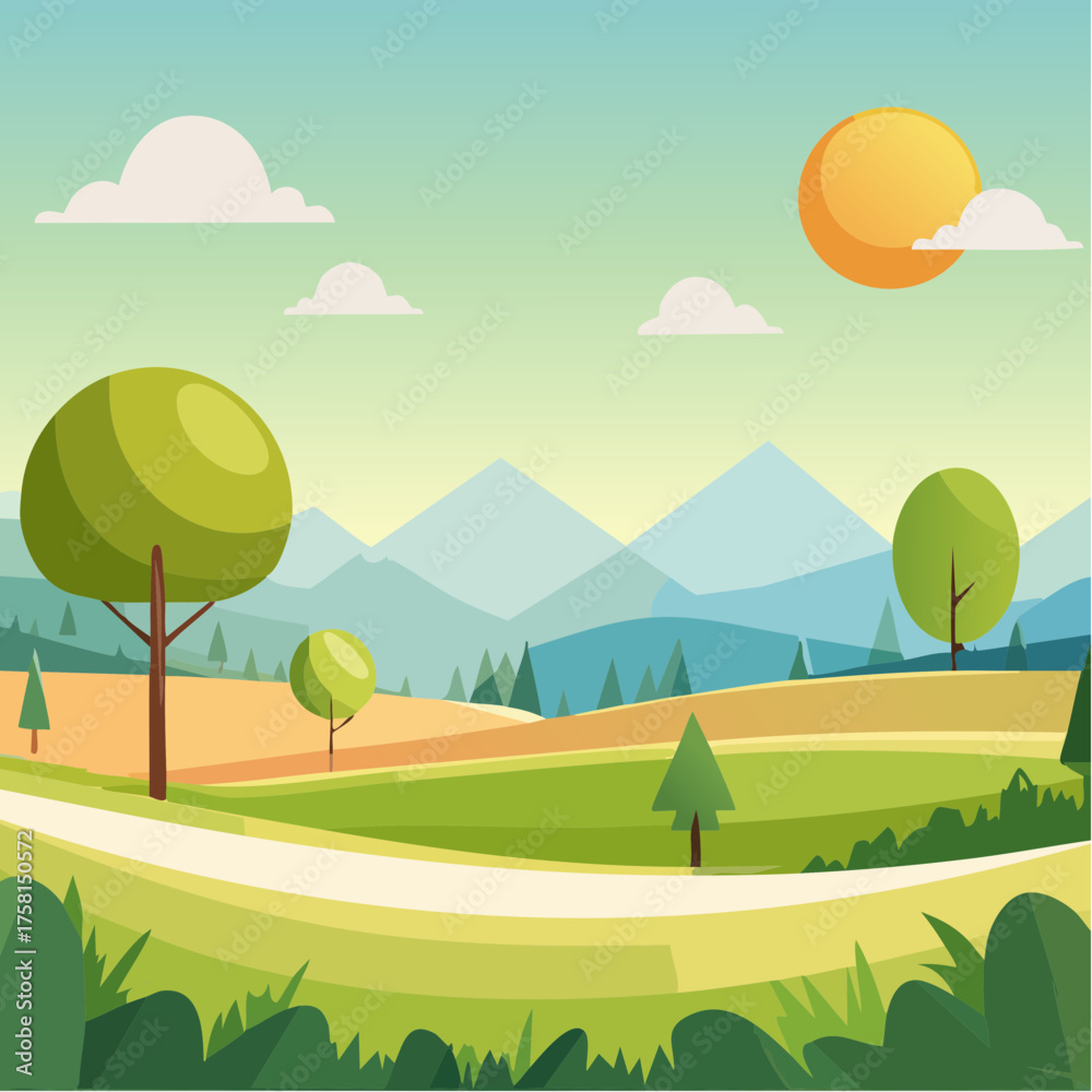 Fototapeta premium nature background, ecology and healthy environment concept