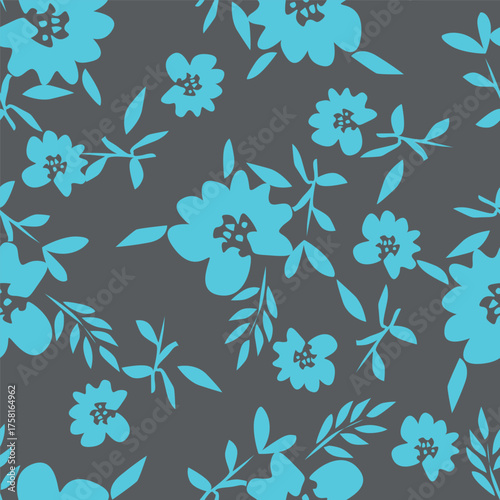 digital textile design Mughal art floral pattern and colourful and beautiful light colour 