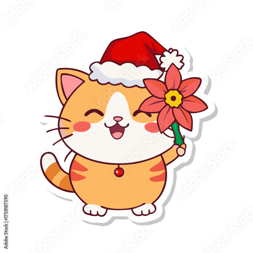 cute cat christmas hat