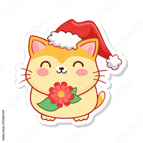 santa claus with christmas tree
