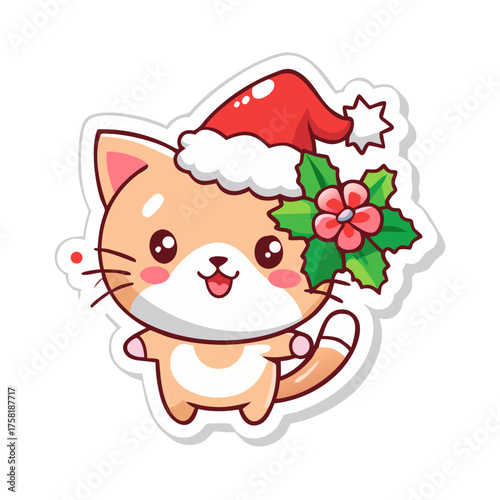 santa claus with christmas tree