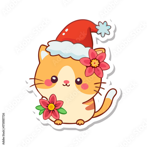 santa claus with christmas tree