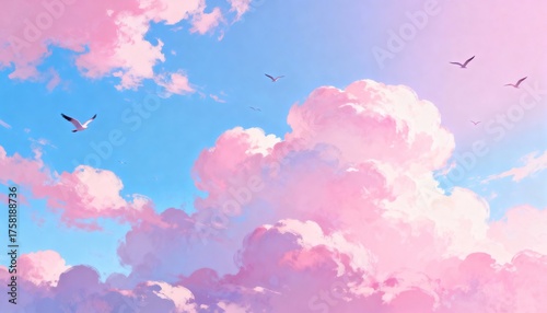 Soft Pastel Cloud Dream