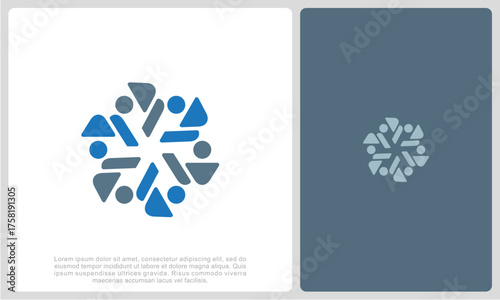 Human resources concept, target market and audience, focus group, public relations, vector icon - Vector