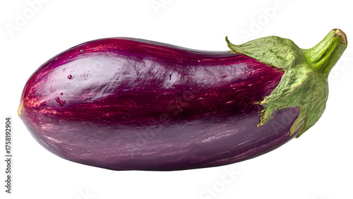 Wallpaper Mural Fresh Eggplant Isolated on White Background Torontodigital.ca