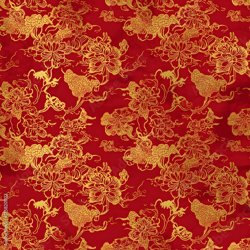 Chinese style gift wrapping paper 5
