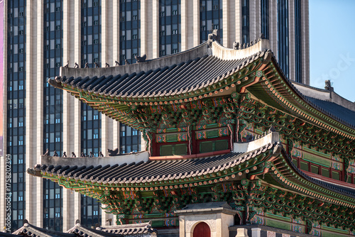 Sungnyemun or Namdaemun - South Great Gate in downtown Seoul, capital of South Korea