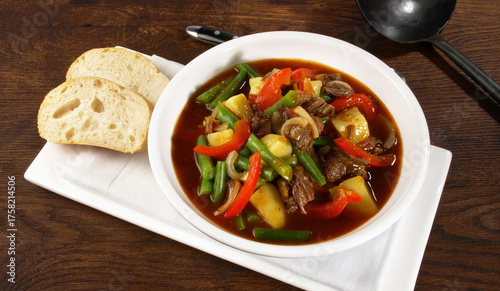 Beef Stew in a Bowl