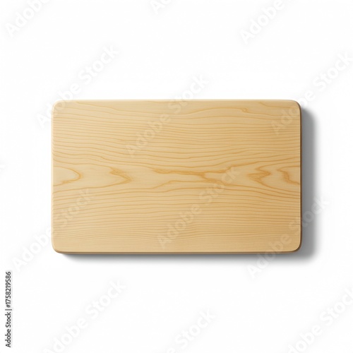Wooden Cutting Board Isolated