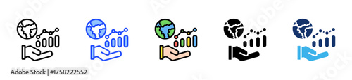 Impact Investing Icon Collection With Multiple Styles