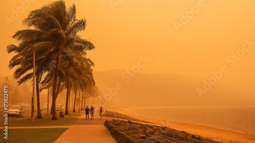 The weather report for city highlights dangerously high UV levels