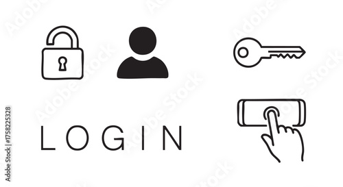 Secure Login with User Authentication and Data Protection Concepts