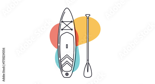 Discover the joys of paddleboarding with this versatile stand up paddleboard and paddle set perfect for outdoor adventures and water sports enthusiasts.