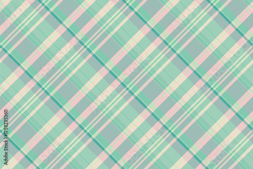 Soft pastel plaid pattern. Versatile backdrop for textile, fashion, or graphic design. Creates a calming and elegant aesthetic. Suitable for a range of creative applications.