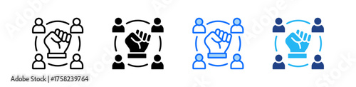 Employee Motivation Icon Set Multiple Style Collection