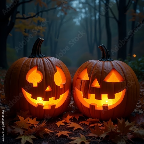 Halloween jack-o'-lantern