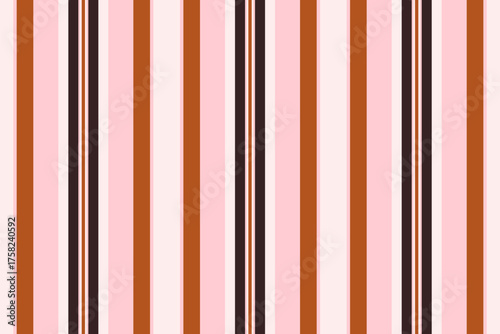 Tontour texture lines fabric, premium textile pattern seamless. Tunky vertical stripe vector background in light and white colors.