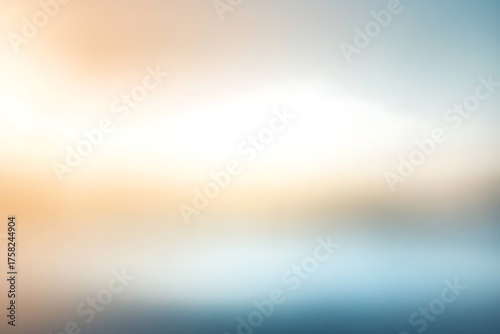 Soft pastel gradient background with peach, white, and blue blending in smooth transition