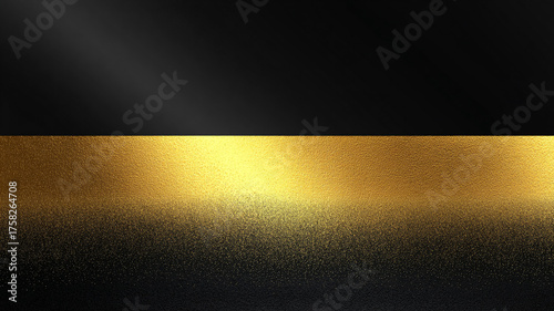 Luxury black and gold gradient background