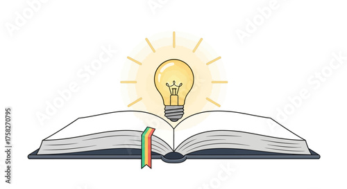 Illuminating Ideas A Book Opens to a Lightbulb Moment of Insight