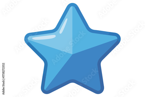 Flat Icon Collection of Sparkling Stars Vector
