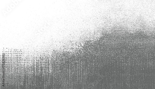 Grey white speckled gradient pattern vector