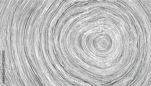 Concentric gray lines forming a circular pattern abstract background