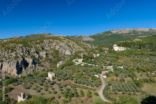 The landscape seen from a village in the province of Salerno, Italy.