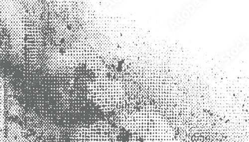 Grey dots scattered across white background texture