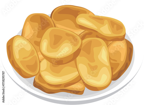 フライドポテト　輪切り　単品